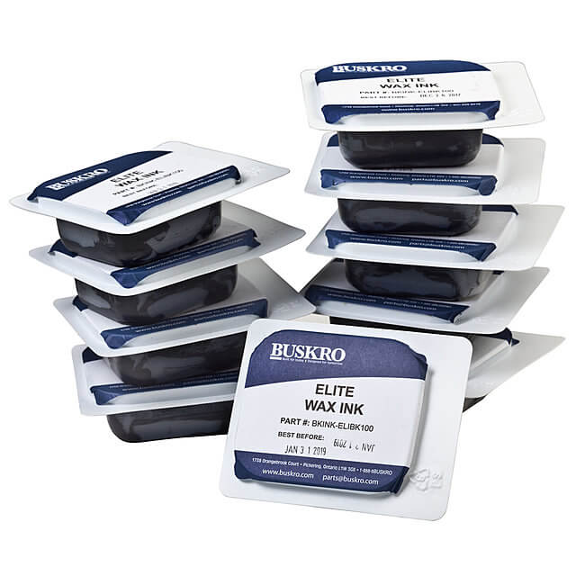 BUSKOR Wachs-Tinte Elite schwarz, 10 x 100 g